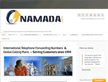 Tablet Screenshot of namada.com